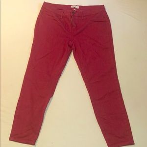 Lila Ryan Cropped Skinny Pant (Pink)